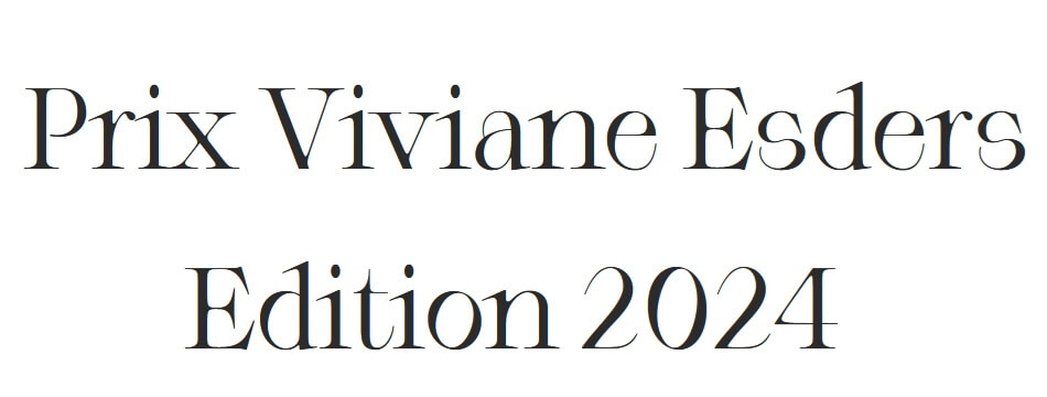 Prix Viviane Esders Edition 2024