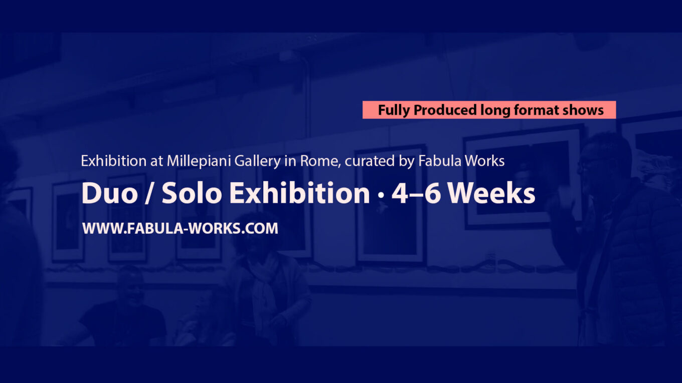 Fully Produced Fall Solo/Duo Exhibition in Rome